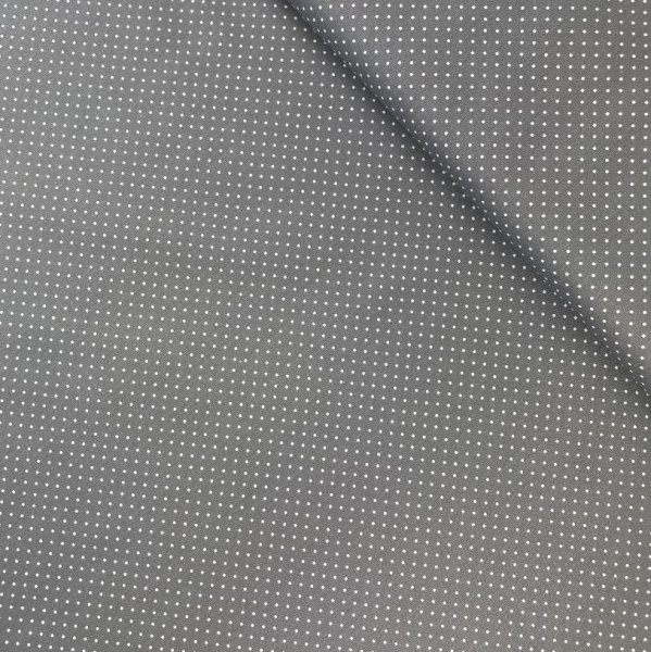 Baumwolle - Petit dots - grau