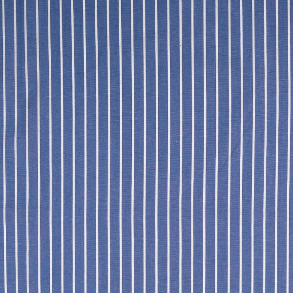 RESTSTÜCK 1,10m !!! - Baumwolle - gestreift - Finja - jeansblau
