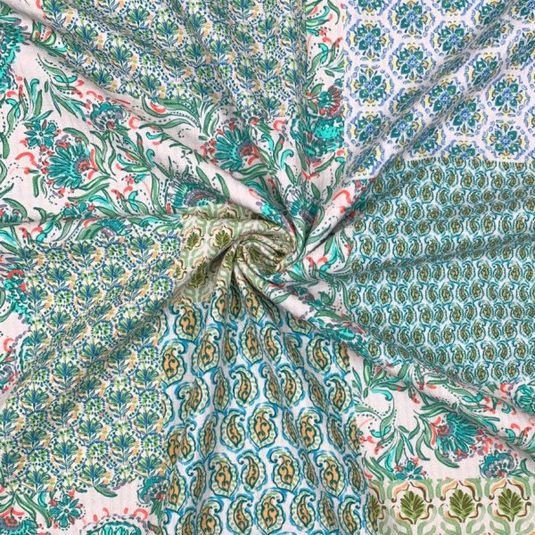 Baumwolle Vintage - Luisa - grün