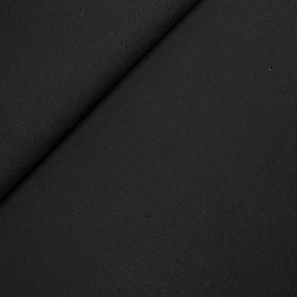 Baumwolle - Vintage washed - schwarz