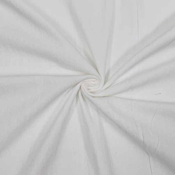RESTSTÜCK 0,70m !!! - Baumwolle - Vintage washed - naturweiß
