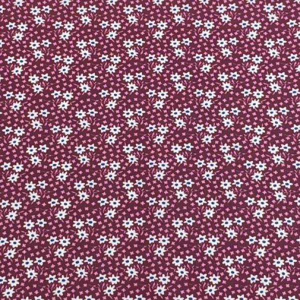 Baumwolle - beschichtet - Ophelia Flowers - magenta