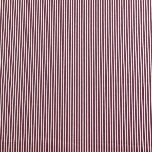 Baumwolle - beschichtet - dünne Streifen - magenta