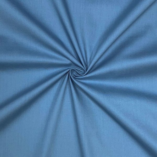 Baumwolle - uni - indigoblau