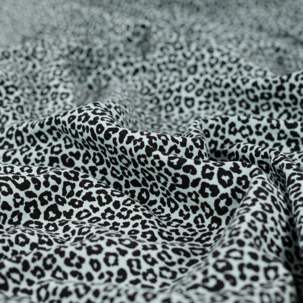 Baumwolljersey - Leo - dark dusty mint