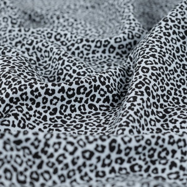 Baumwolljersey - Leo - dusty blue