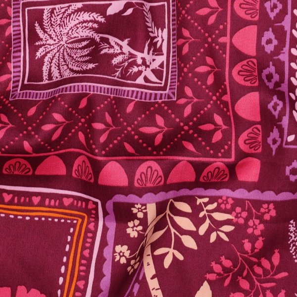 Baumwollsatin - matt - Rosika - fuchsia