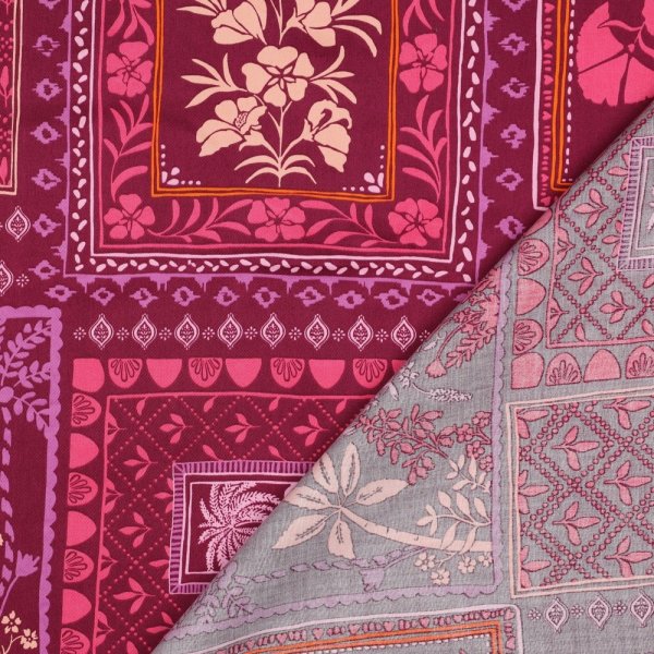 Baumwollsatin - matt - Rosika - fuchsia