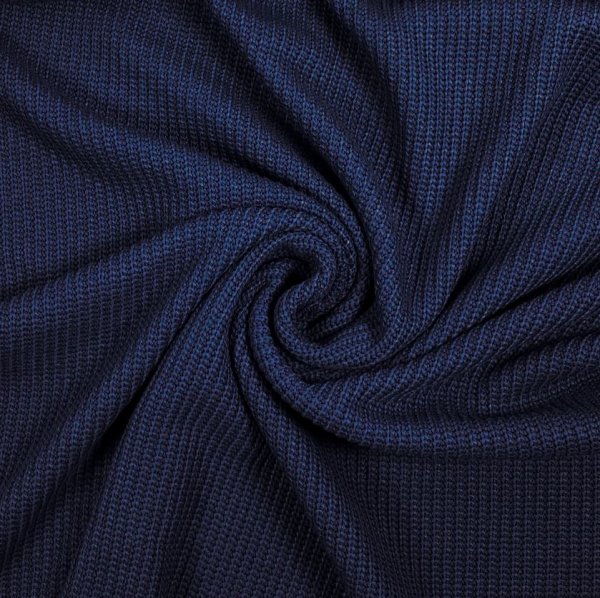 Baumwoll Strick - navy