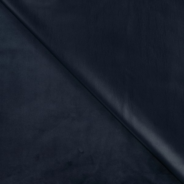 Bekleidungskunstleder - Britney - navy