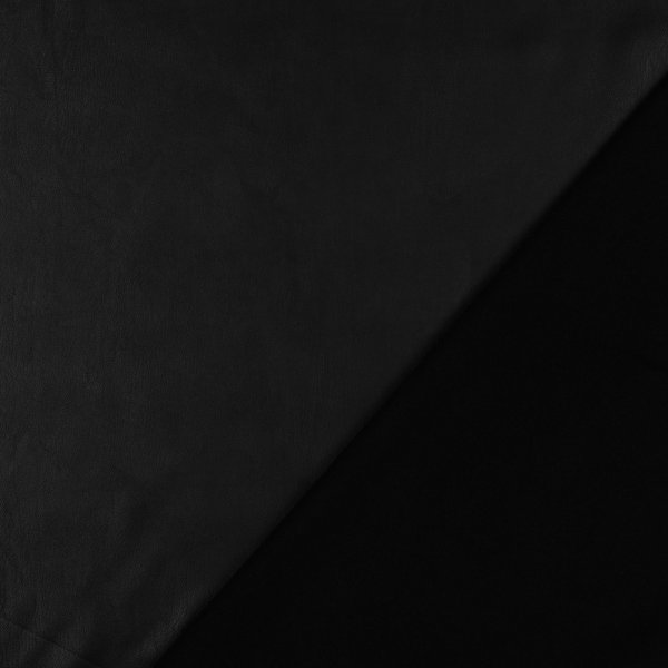 Bekleidungskunstleder - Soft Stretch - black