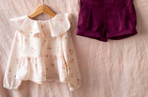 Baumwollsatin - Rosebuds - Lise Tailor