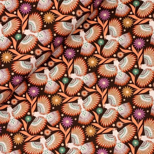 Bio Baumwolle - Soar - Blooming Revelry - Cloud9 fabrics
