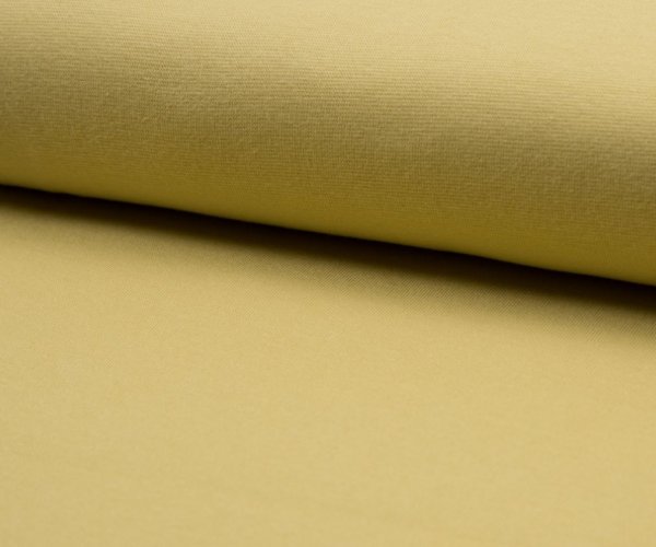 Bio Bündchen Schlauch - 1/1 Rib - dusty yellow