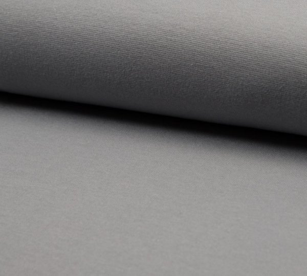 Bio Bündchen Schlauch - 1/1 Rib - grey