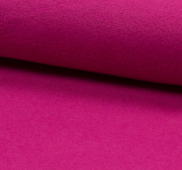 Bio Bündchen Schlauch - 1/1 Rib - fuchsia