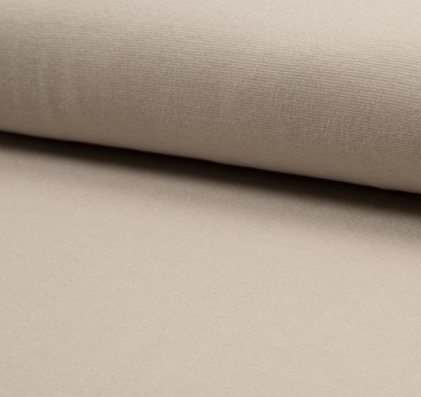 Bio Bündchen Schlauch - 1/1 Rib - sand