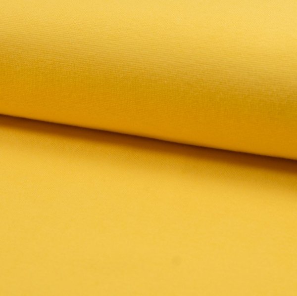 Bio Bündchen Schlauch - 1/1 Rib - yellow