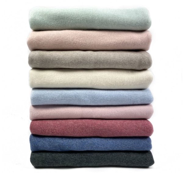 RESTSTÜCK 40cm!!! - Bio Baumwoll Fleece - uni - dark grey melange