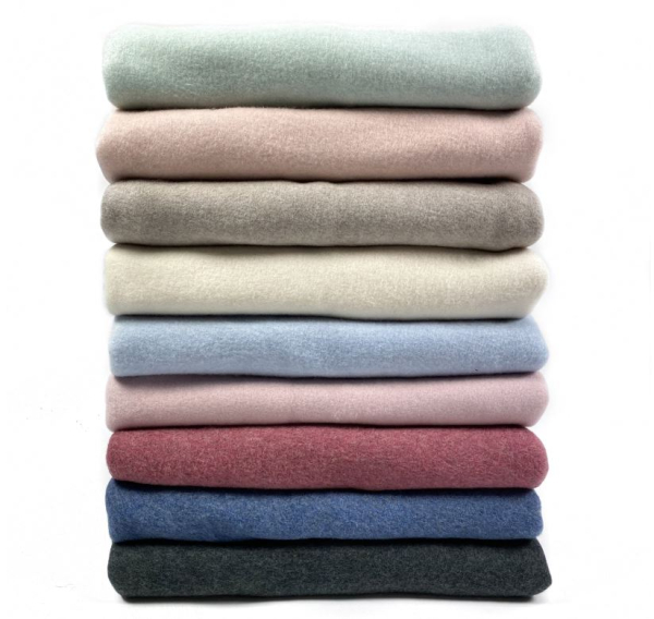 RESTSTÜCK 1,60m !!! - Bio Baumwoll Fleece - hellblau