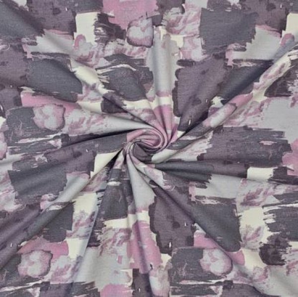Bio Jersey - Abstract Painting - lilac
