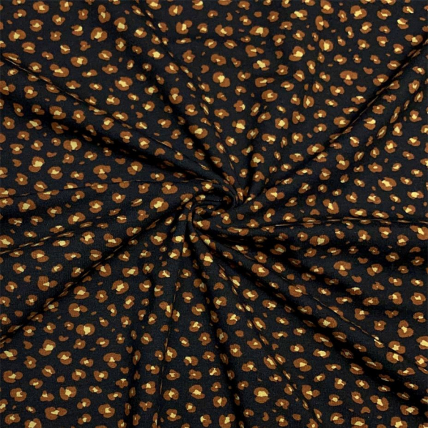 RESTSTÜCK 1,00m !!! - Bio Jersey - Mini Leo - black