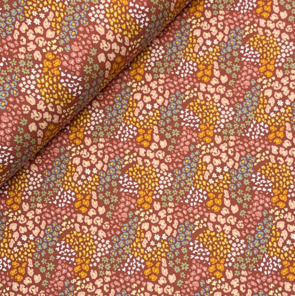 RESTSTÜCK 2,00m !!! - Bio Jersey - Sweet Flowers