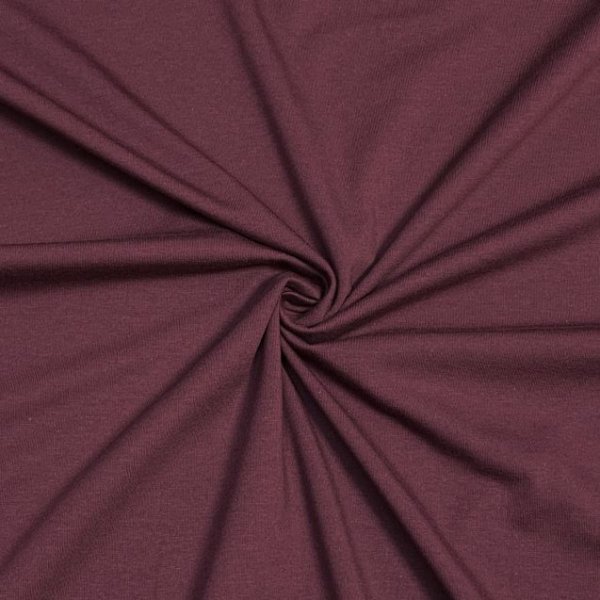 Bio Jersey - bordeaux - A18 - Albstoffe
