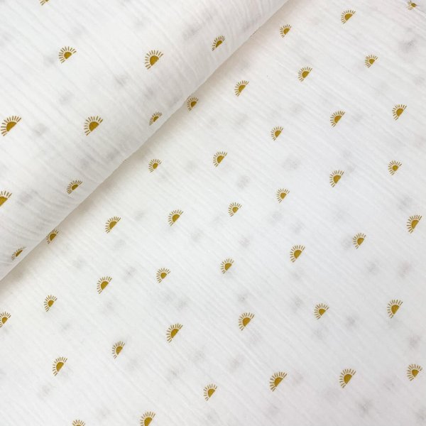 Bio Musselin - Sunrise - off white