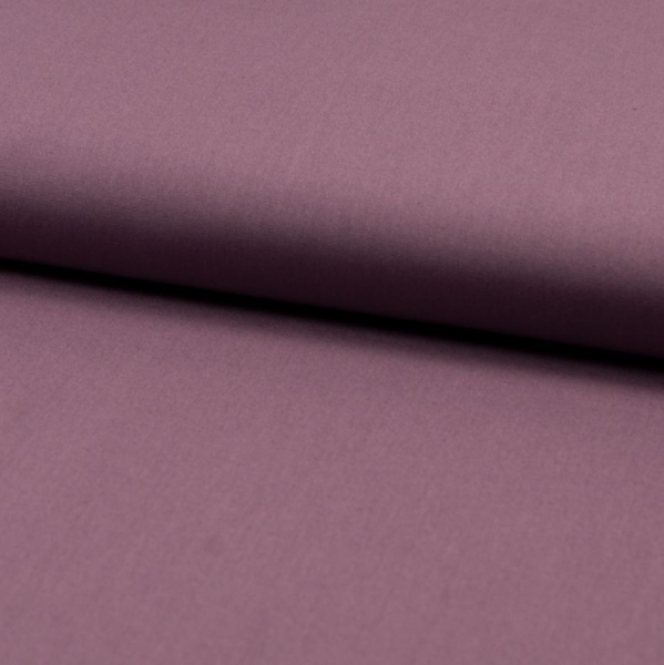 RESTSTÜCK 1,30m !!! - Bio Baumwoll Popeline - uni - mauve