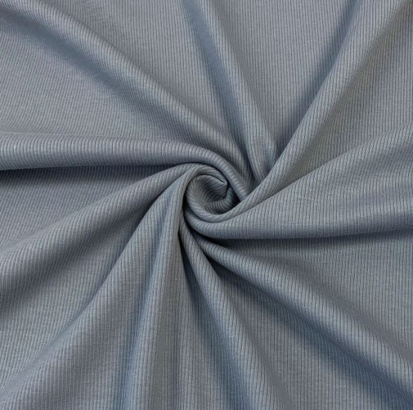 RESTSTÜCK 1,50m !!! - Bio Ribjersey - grau