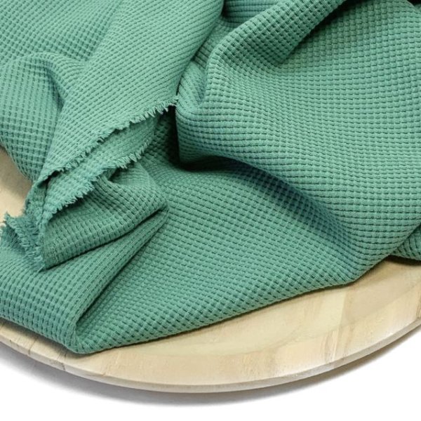 RESTSTÜCK 0,50m !!! - Bio Strickjersey - Waffel - old mint
