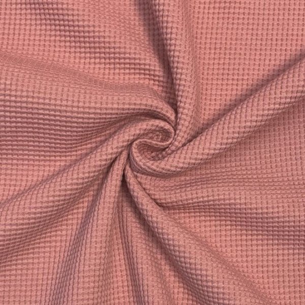 RESTSTÜCK 0,50m !!! - Bio Strickjersey - Waffel - old rose