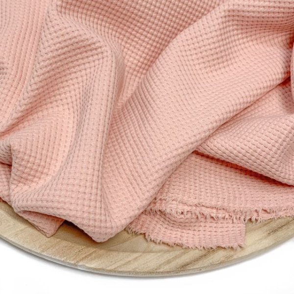 RESTSTÜCK 0,50m !!! - Bio Strickjersey - Waffel - rose