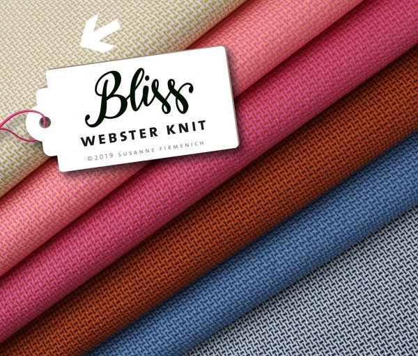 Bio Jacquard Jersey - Webster Knit - senf/puder - Bliss - Hamburger Liebe - Albstoffe