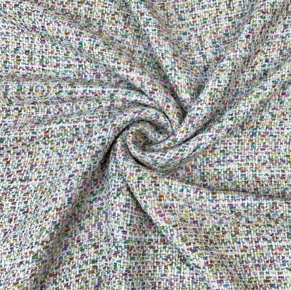 RESTSTÜCK 1,40m !!! - Tweed Bouclé - Carolin - rosa
