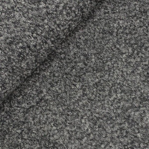 Strick Bouclé - grau - Albstoffe