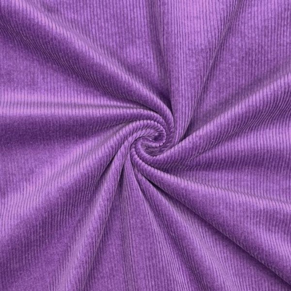 RESTSTÜCK 1,30m !!! - Breitcord - Enna - uni - violett