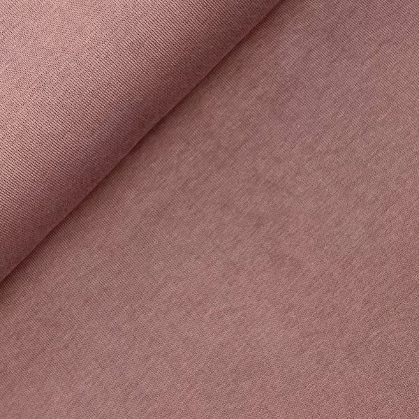 Bündchen Schlauch - 1/1 Rib - alt mauve