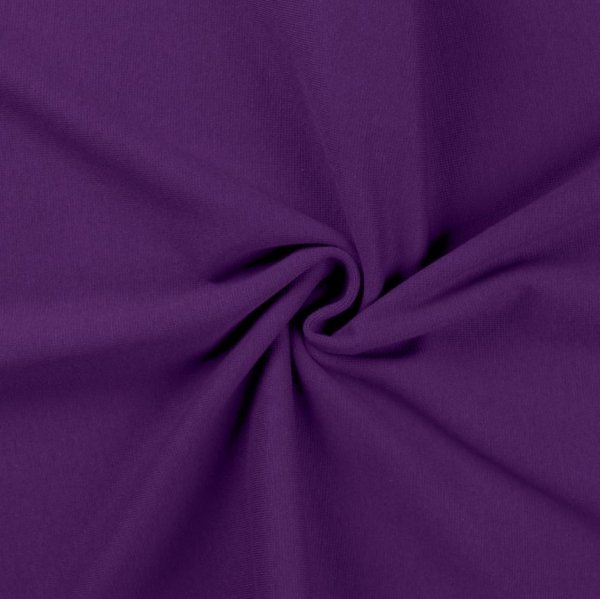 Bündchen Schlauch - 1/1 Rib - uni - purple