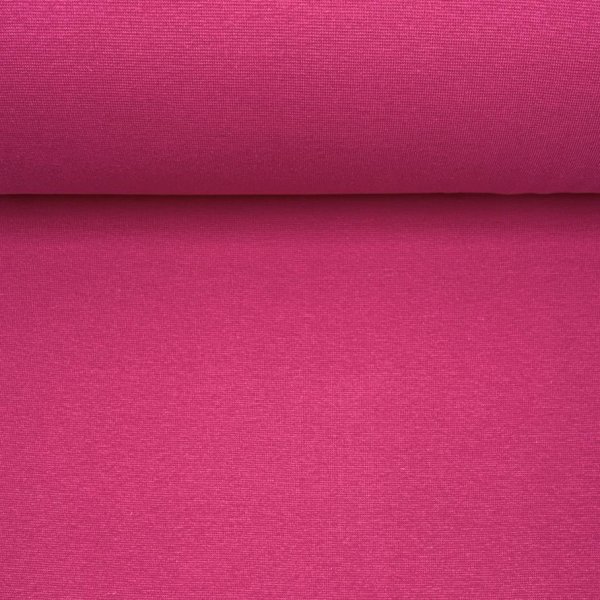 Schlauchbündchen - uni - fuchsia