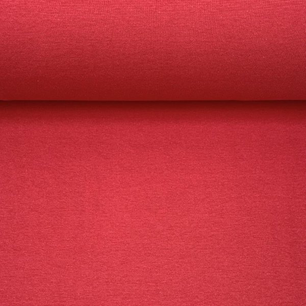Schlauchbündchen - uni - rot