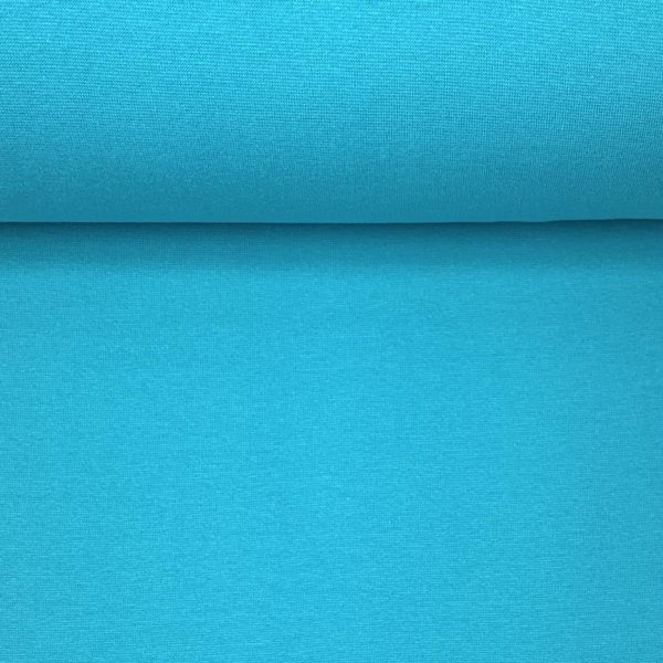 Schlauchbündchen - uni - türkis