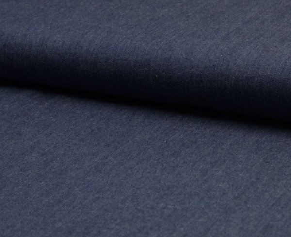 RESTSTÜCK 1,50m !!! - Chambray - uni - jeans dunkelblau