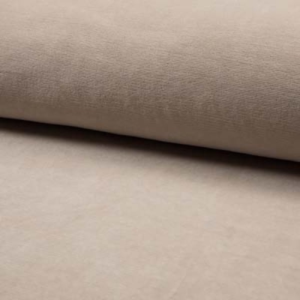Cord Jersey - Fine Rib - sand