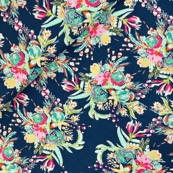 Viskose - Coquet Bouquet  - Splendid Fusion - Art Gallery Fabrics