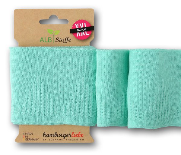 Cuff me - Bio Bündchen - 3D Cuff Col. 02 - verdino - Bliss - Hamburger Liebe