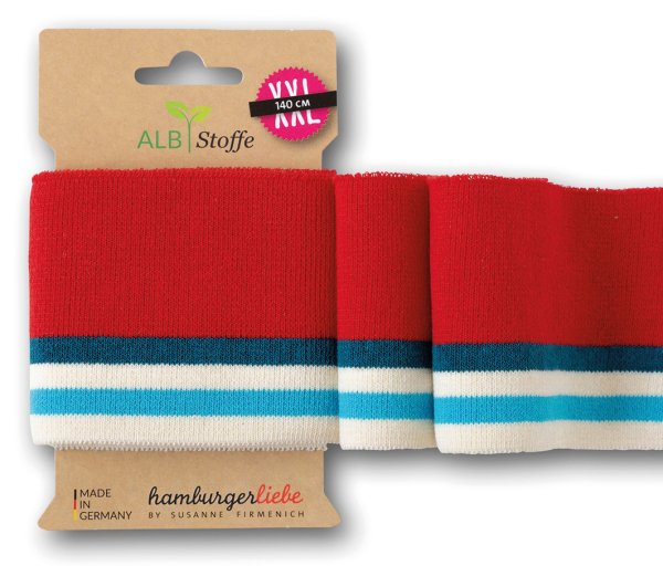 Cuff me - Bio Bündchen - College Col. 125 - Sew ME - Hamburger Liebe - Albstoffe