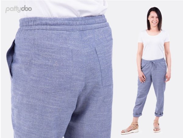 Papierschnittmuster - Dana - Damenhose - Damen - Pattydoo