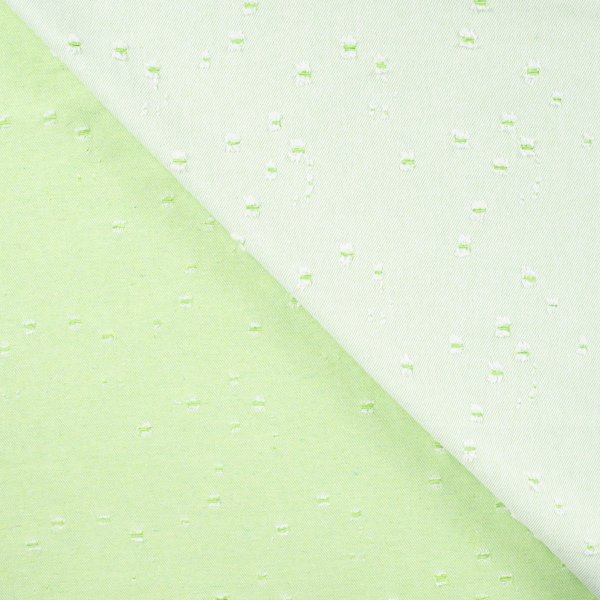 Jeansstoff - Denim Summer Fransen - lime